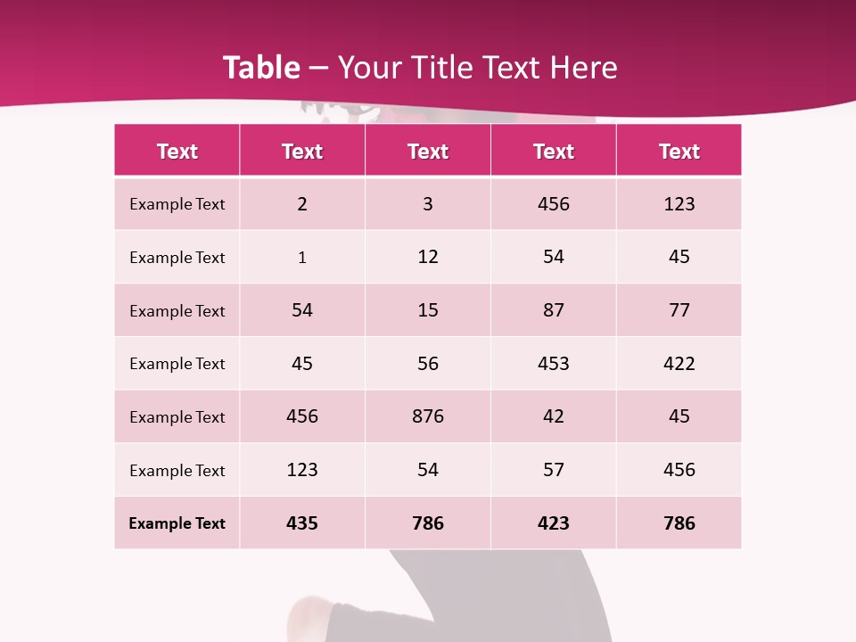 A Young Girl Jumping In The Air With Her Arms Outstretched PowerPoint Template