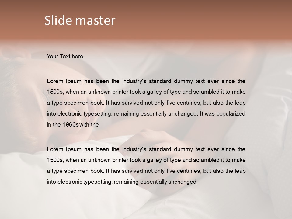 Male Front Serene PowerPoint Template