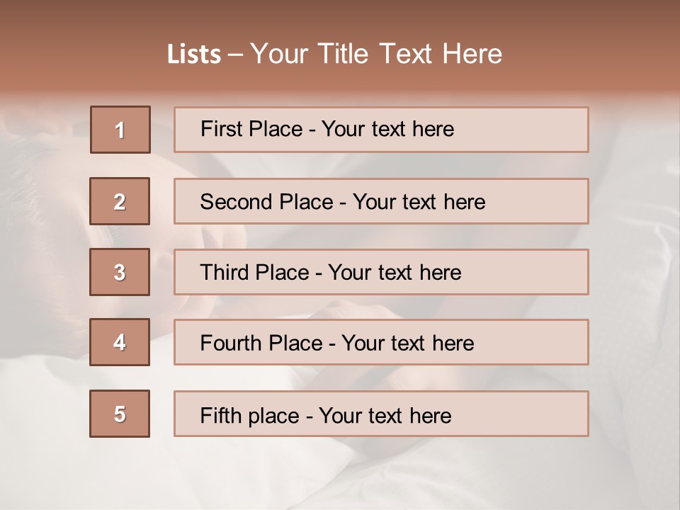 Male Front Serene PowerPoint Template