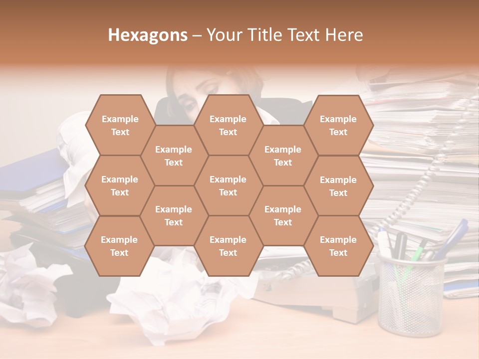 Occupation Study Paperwork PowerPoint Template