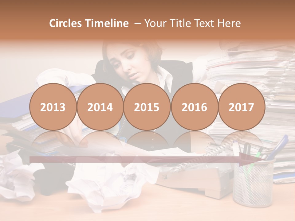 Occupation Study Paperwork PowerPoint Template