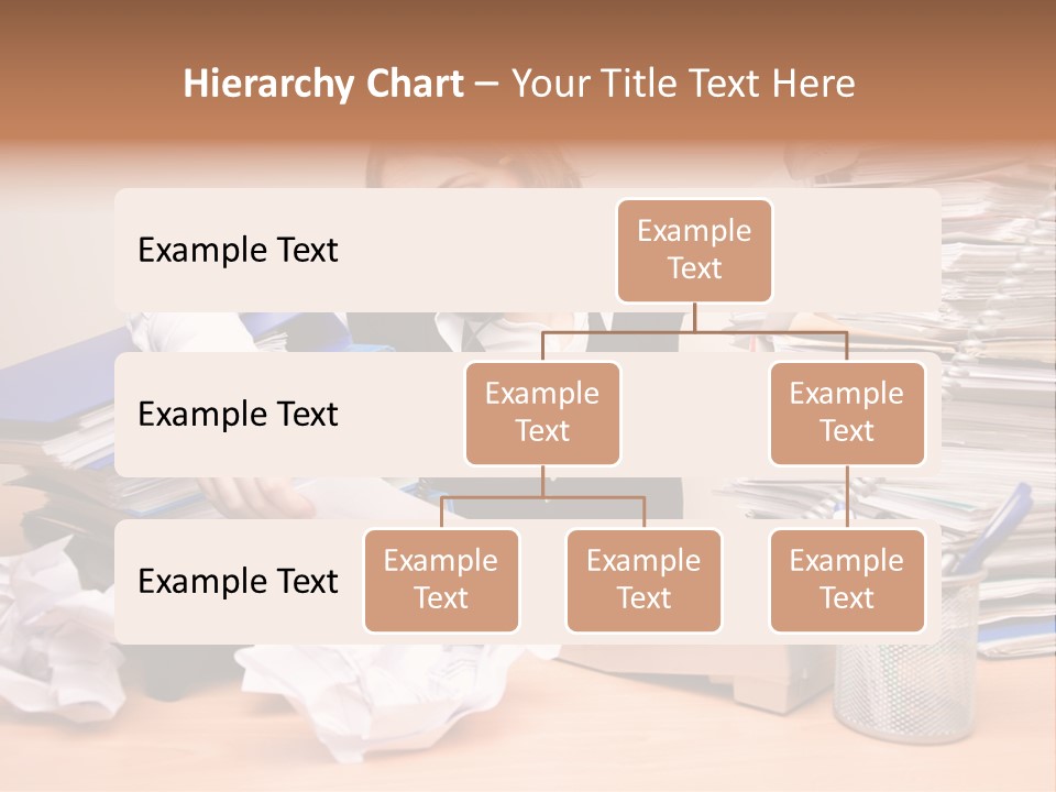 Occupation Study Paperwork PowerPoint Template
