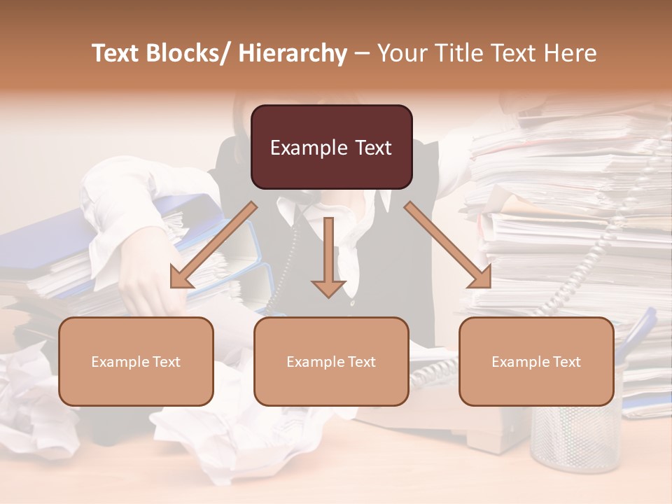 Occupation Study Paperwork PowerPoint Template