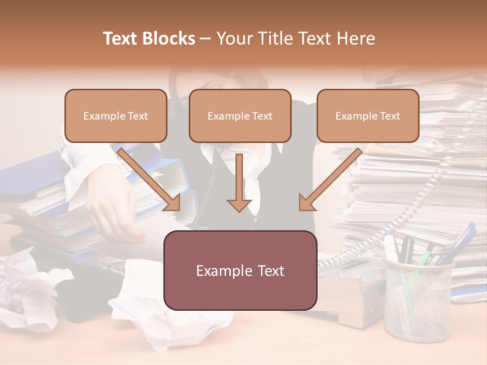 Occupation Study Paperwork PowerPoint Template