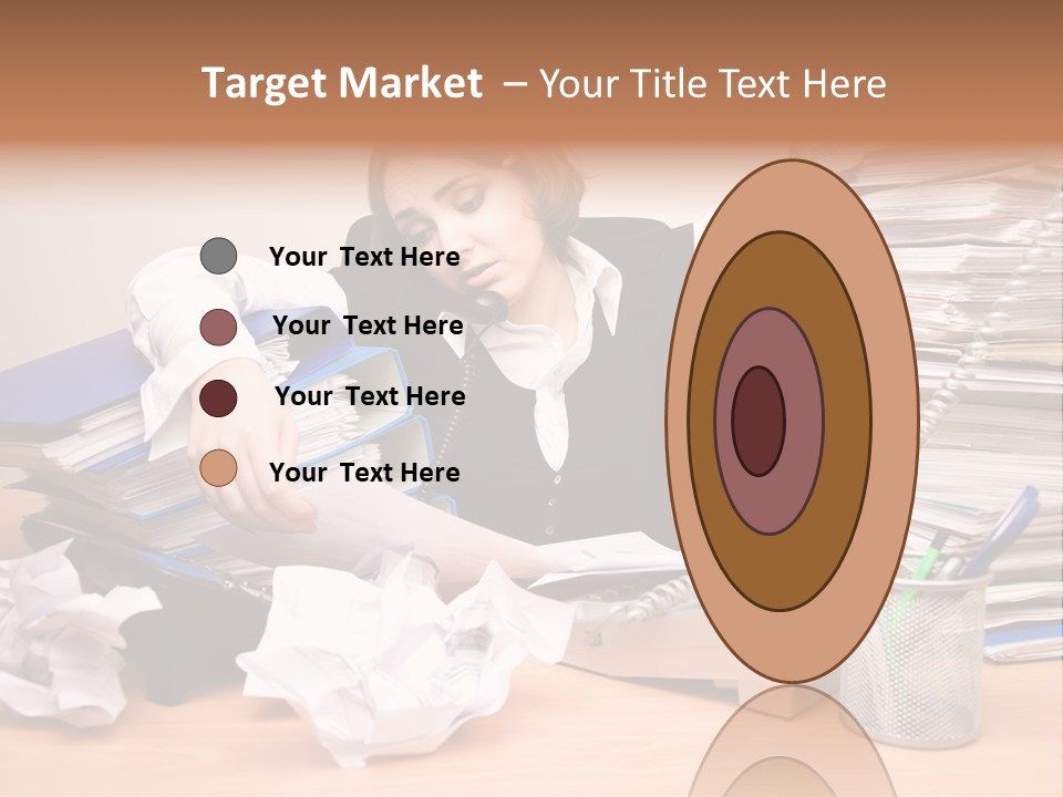 Occupation Study Paperwork PowerPoint Template