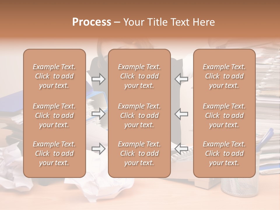 Occupation Study Paperwork PowerPoint Template