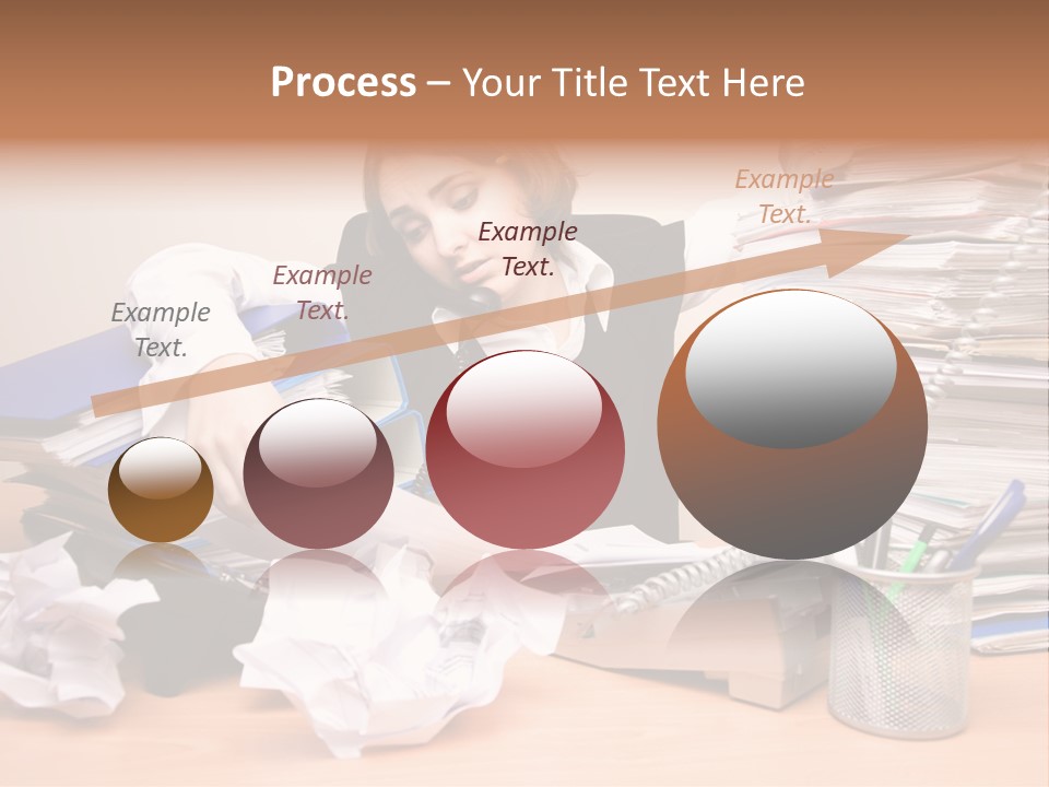 Occupation Study Paperwork PowerPoint Template