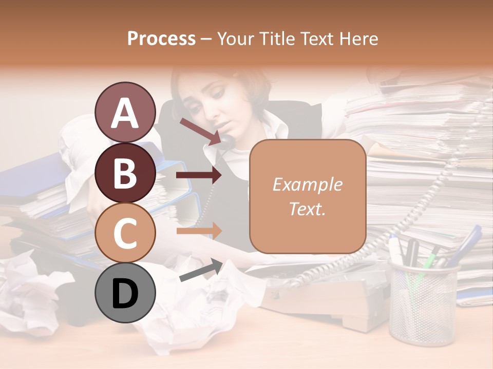 Occupation Study Paperwork PowerPoint Template