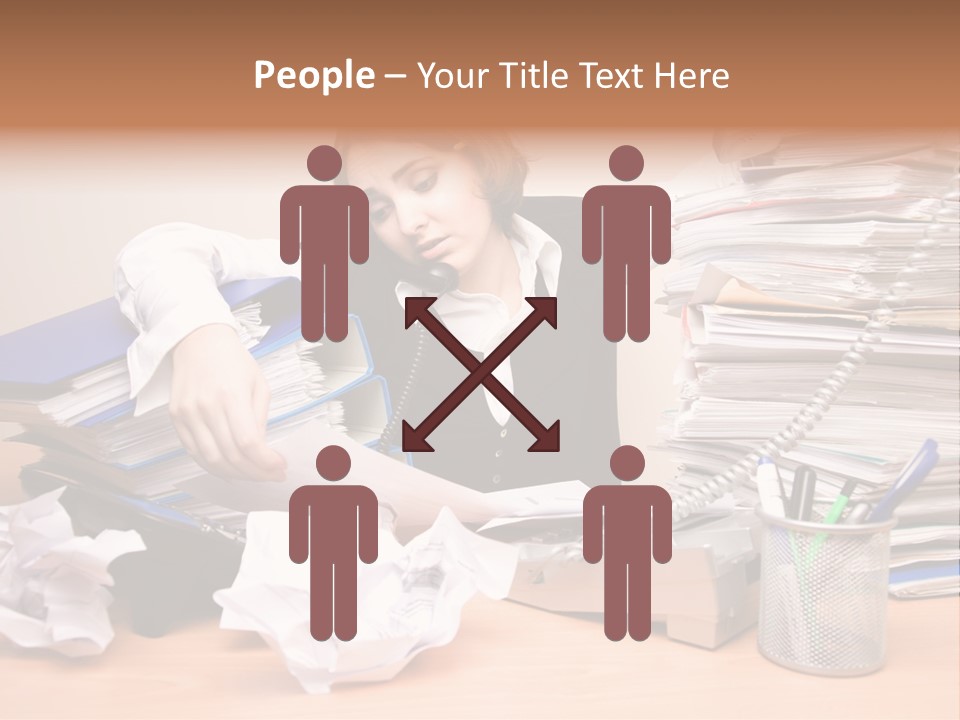 Occupation Study Paperwork PowerPoint Template