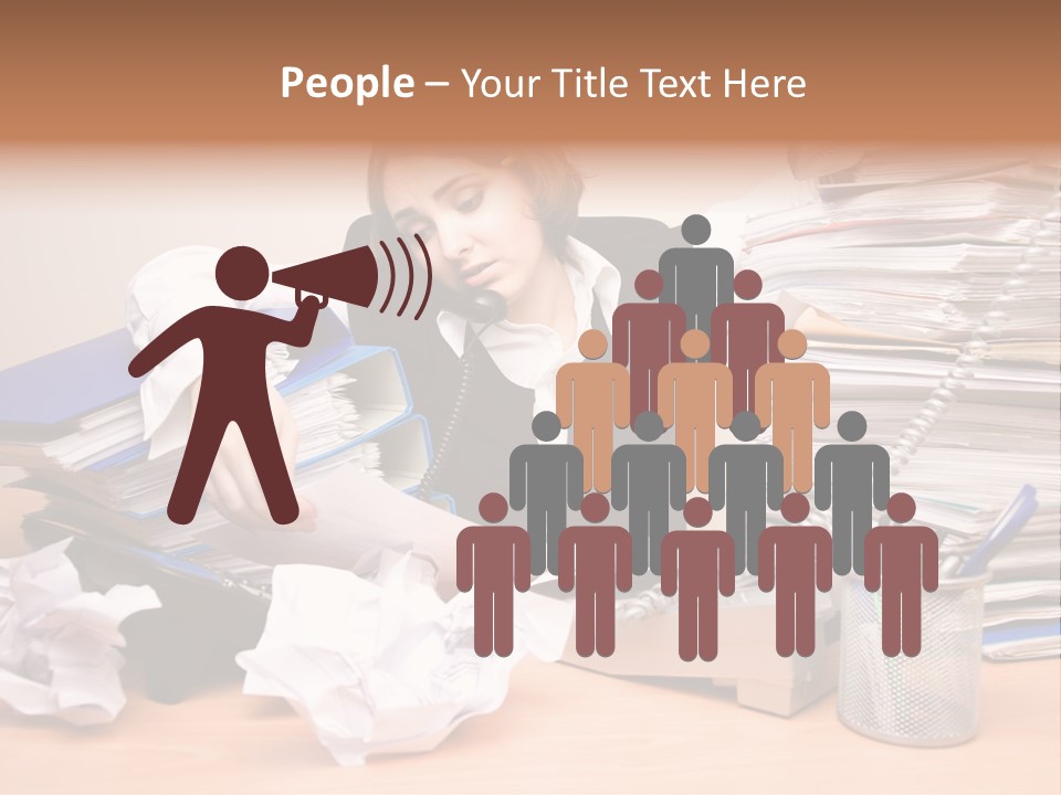 Occupation Study Paperwork PowerPoint Template