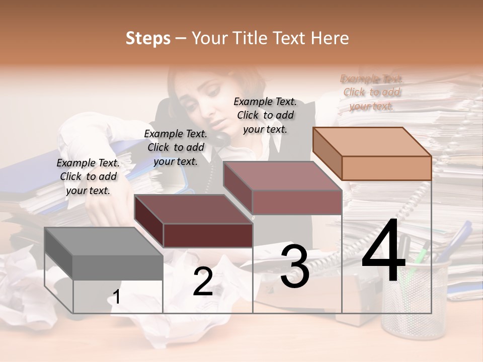 Occupation Study Paperwork PowerPoint Template
