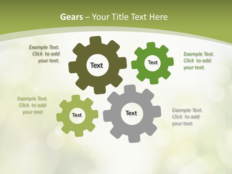 Texture Style Round PowerPoint Template