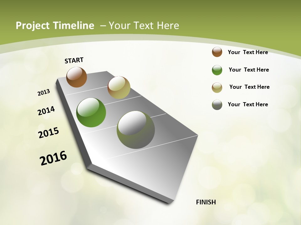 Texture Style Round PowerPoint Template