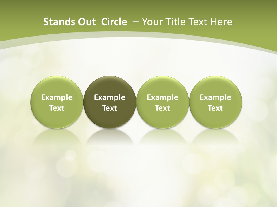 Texture Style Round PowerPoint Template
