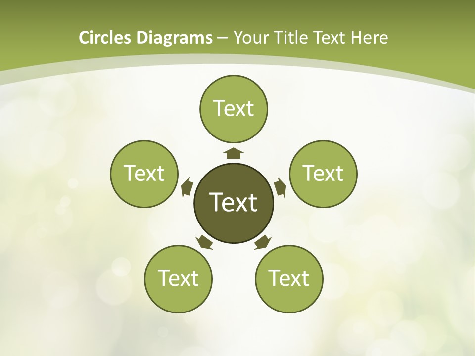 Texture Style Round PowerPoint Template