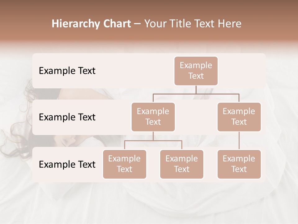 Peaceful Girl Isolated PowerPoint Template