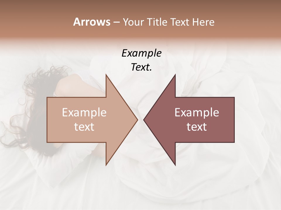 Peaceful Girl Isolated PowerPoint Template