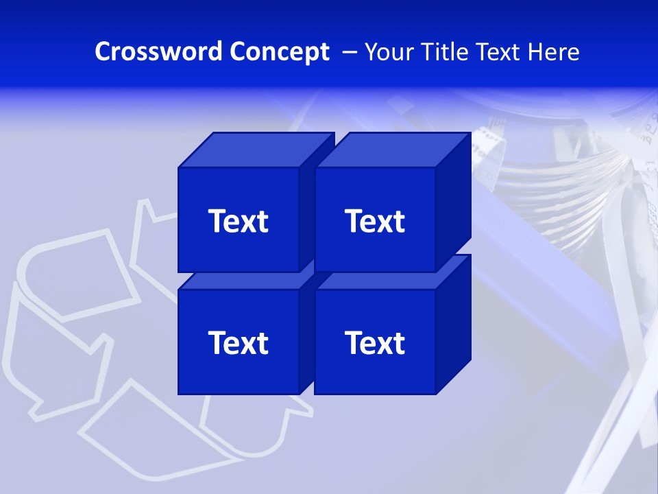 Cans Recycling Garbage PowerPoint Template