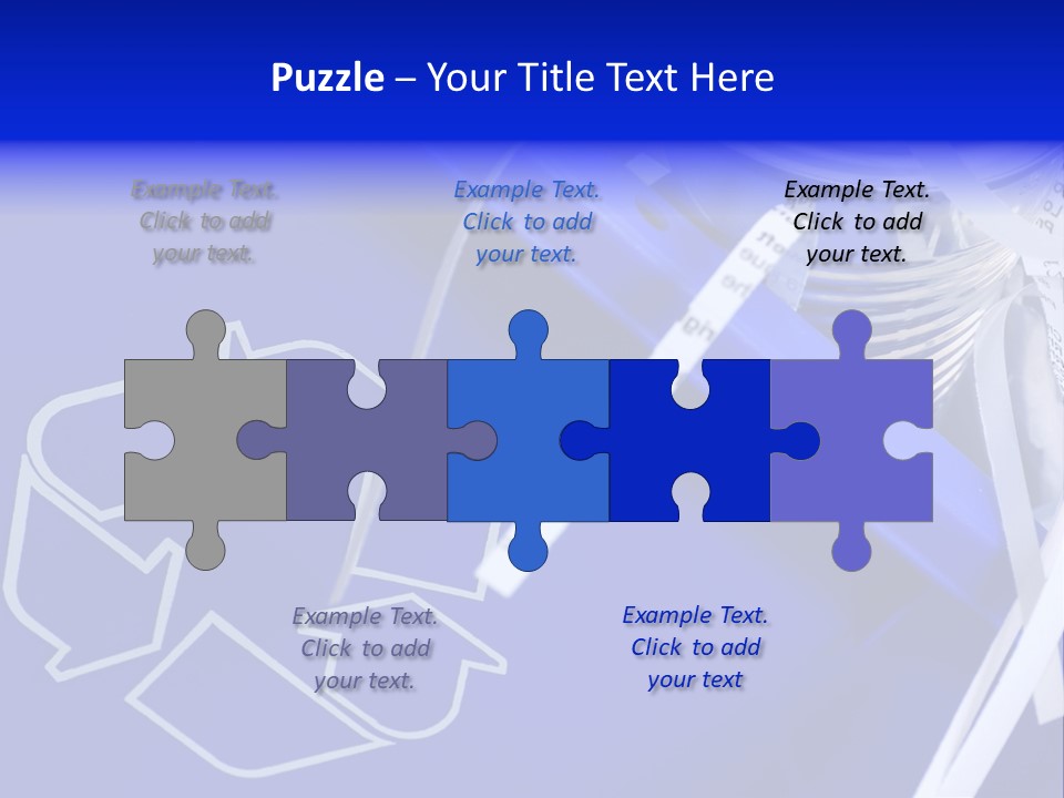 Cans Recycling Garbage PowerPoint Template
