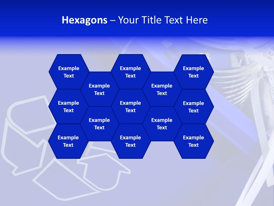 Cans Recycling Garbage PowerPoint Template