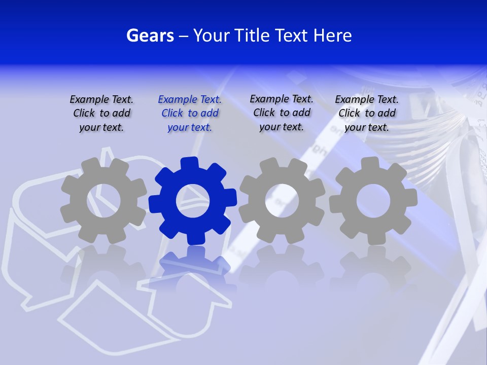 Cans Recycling Garbage PowerPoint Template