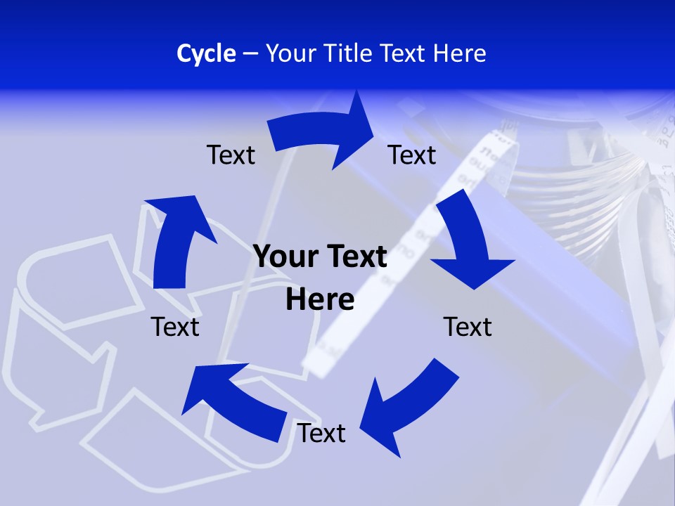 Cans Recycling Garbage PowerPoint Template
