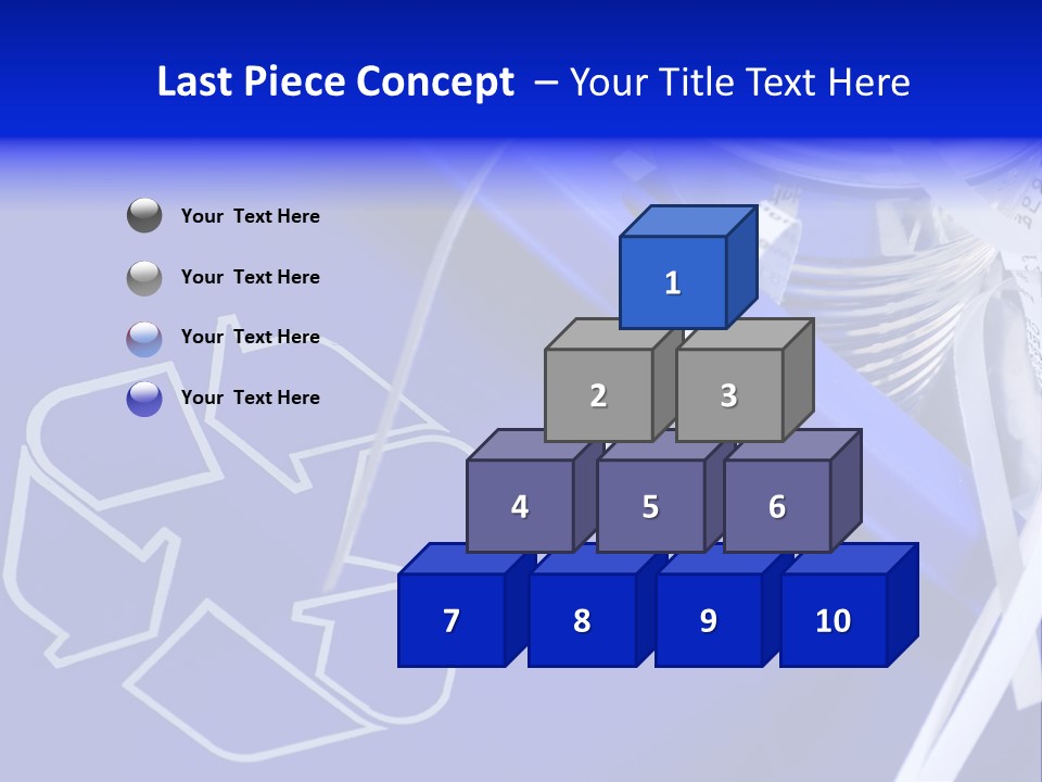 Cans Recycling Garbage PowerPoint Template