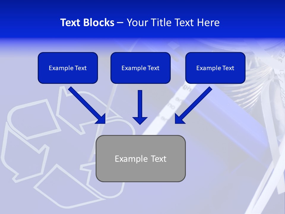 Cans Recycling Garbage PowerPoint Template