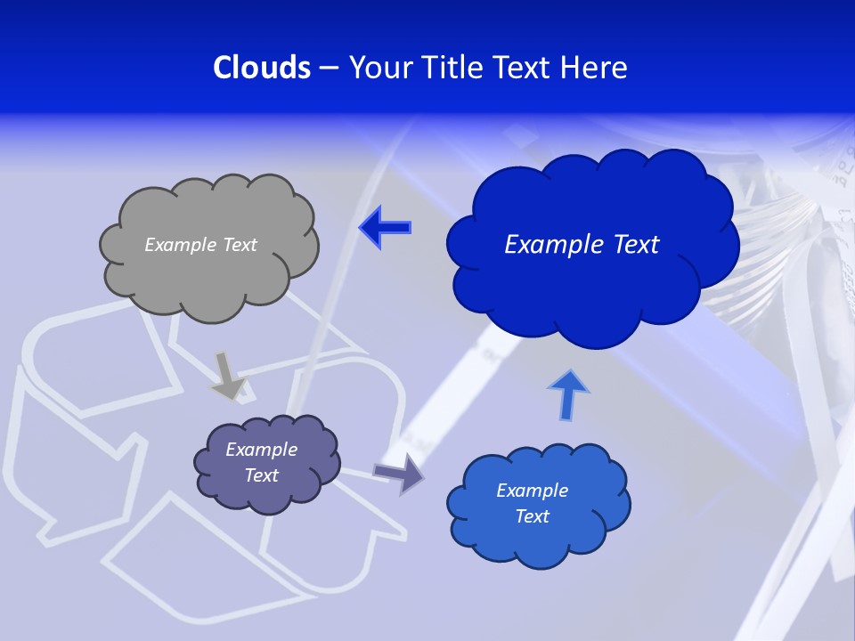 Cans Recycling Garbage PowerPoint Template