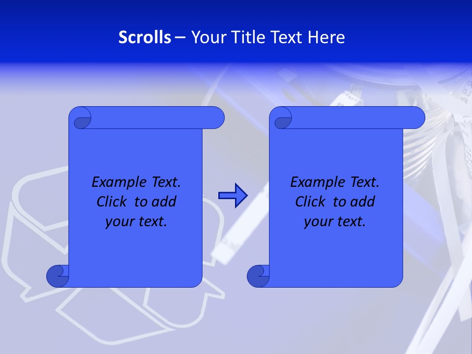Cans Recycling Garbage PowerPoint Template