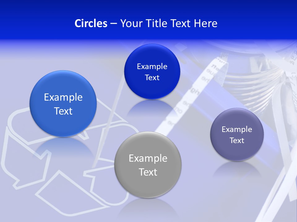 Cans Recycling Garbage PowerPoint Template
