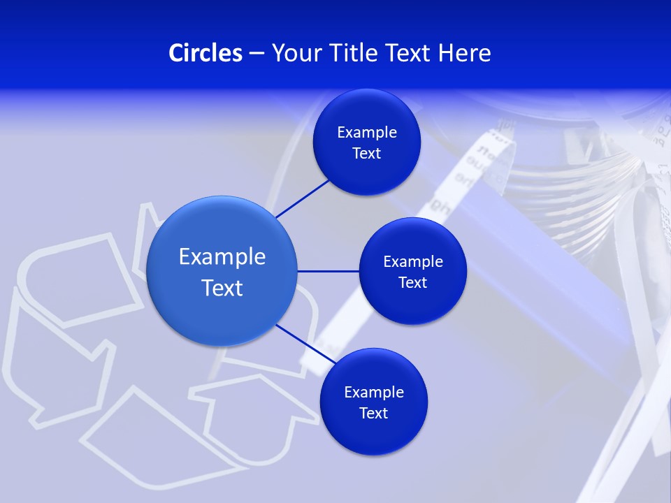Cans Recycling Garbage PowerPoint Template