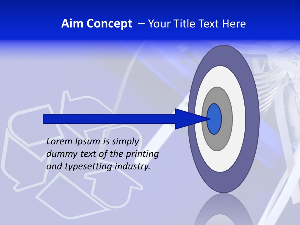 Cans Recycling Garbage PowerPoint Template