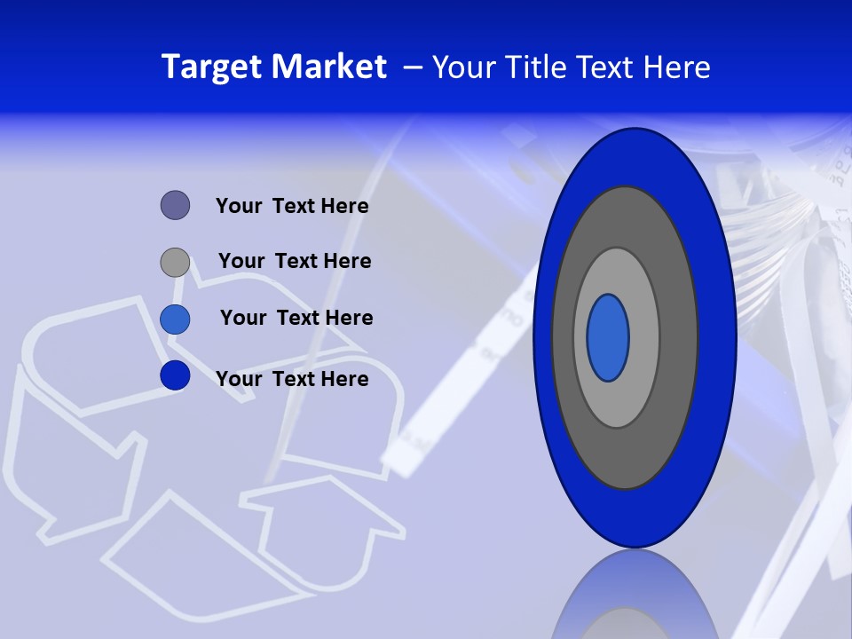 Cans Recycling Garbage PowerPoint Template