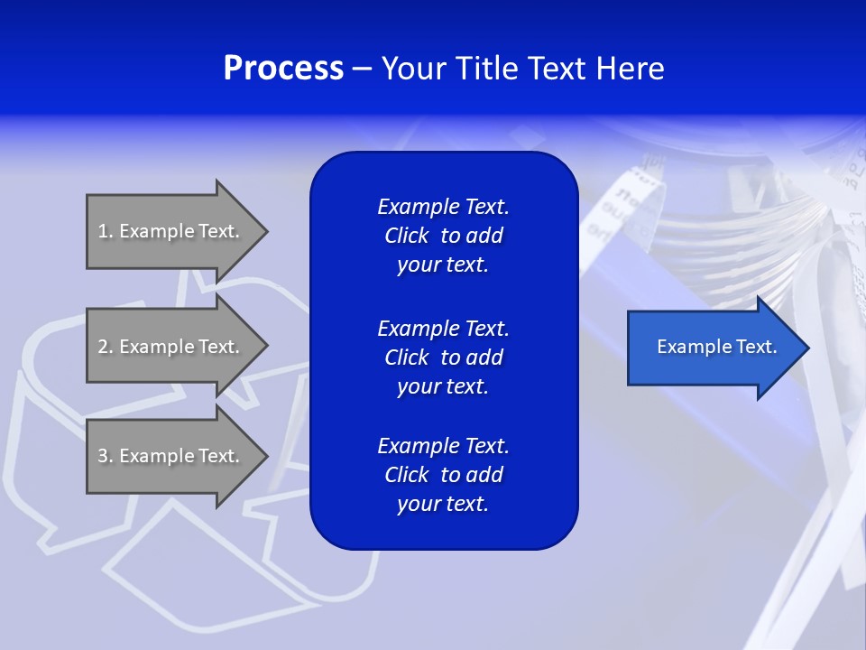 Cans Recycling Garbage PowerPoint Template