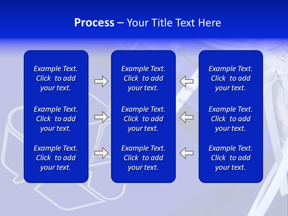 Cans Recycling Garbage PowerPoint Template