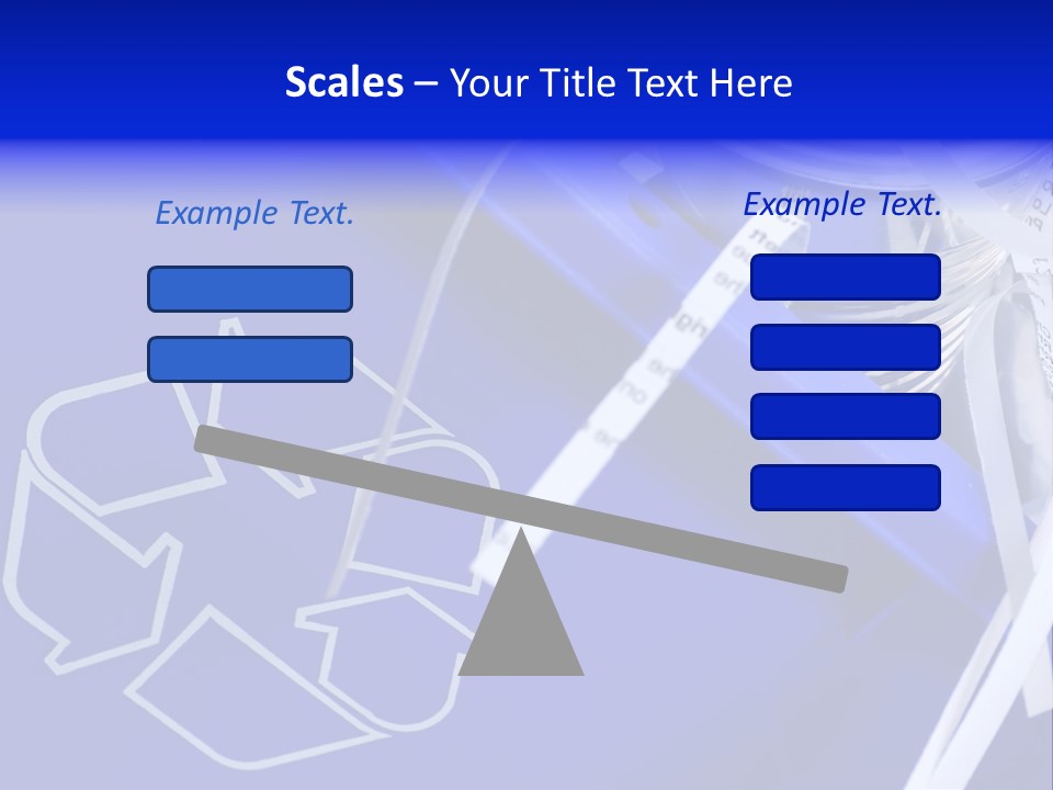 Cans Recycling Garbage PowerPoint Template