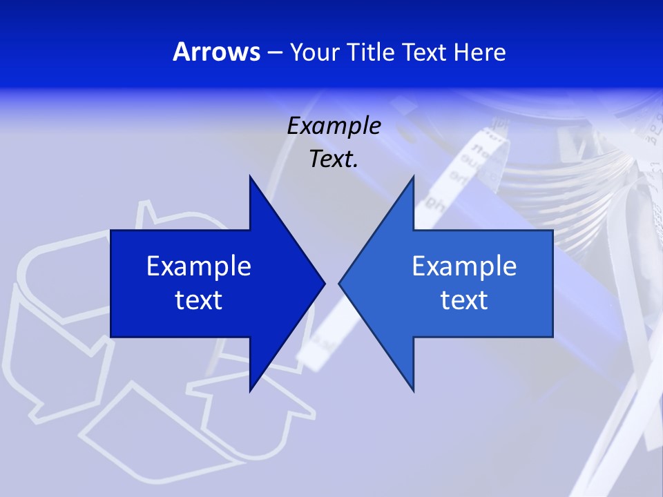 Cans Recycling Garbage PowerPoint Template