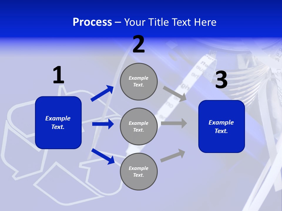 Cans Recycling Garbage PowerPoint Template