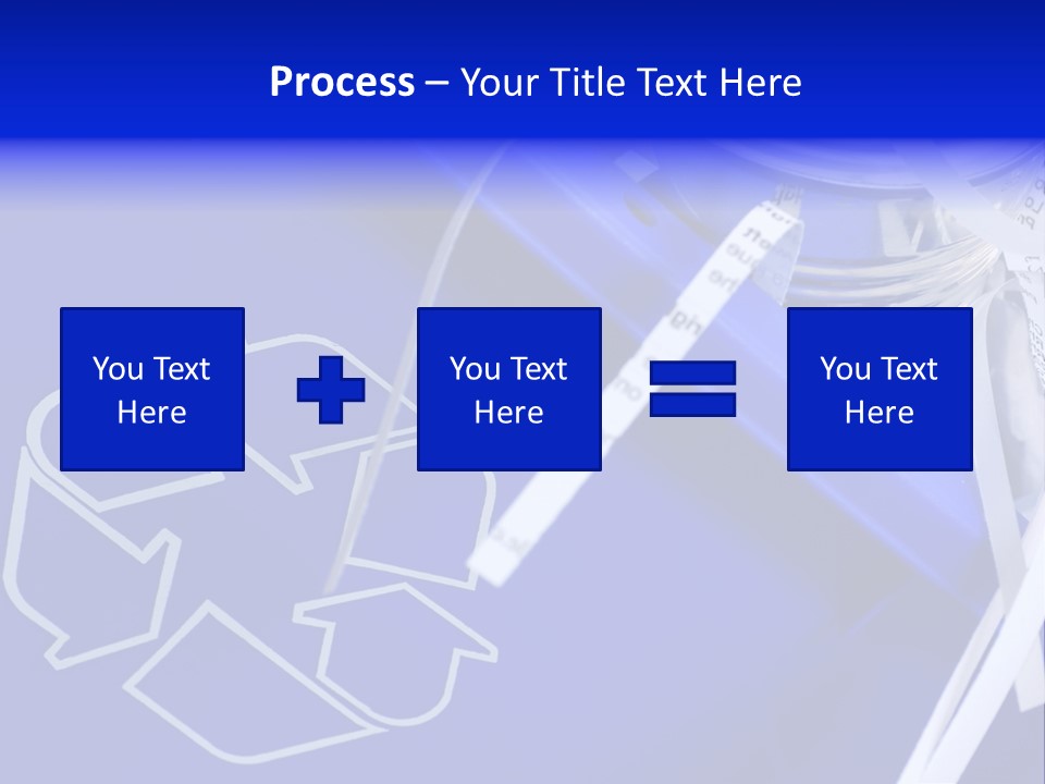 Cans Recycling Garbage PowerPoint Template