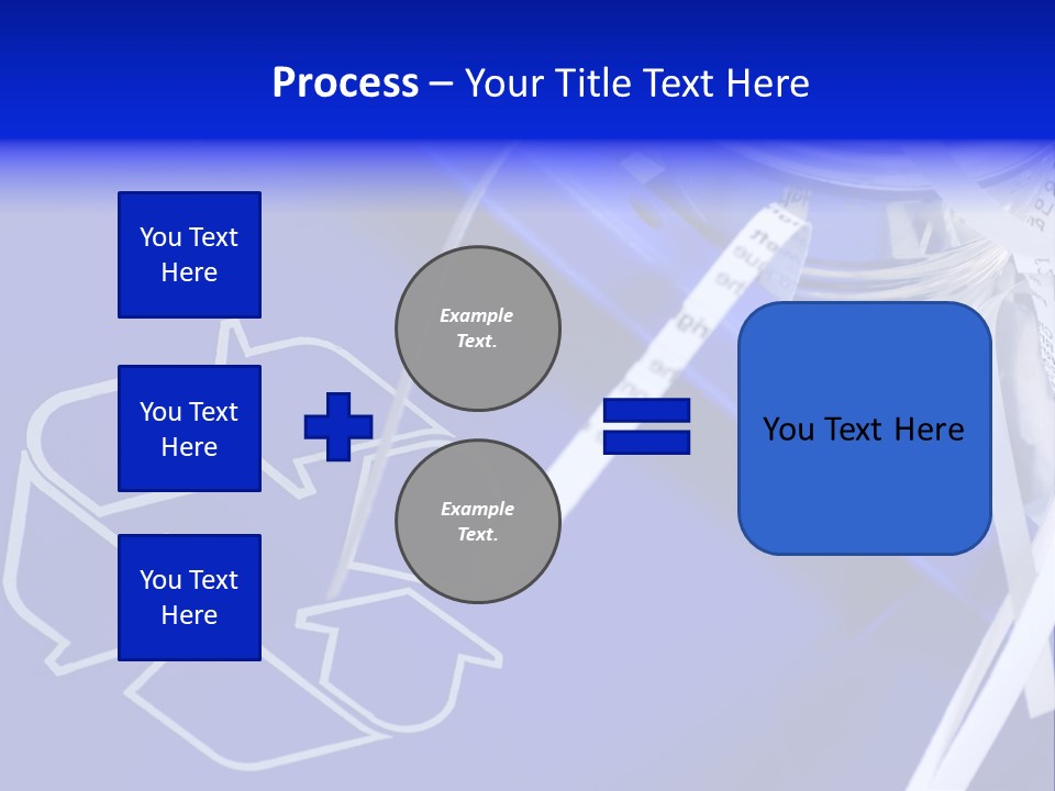 Cans Recycling Garbage PowerPoint Template