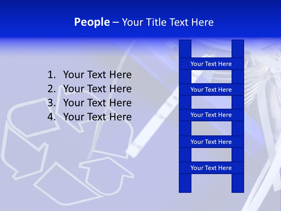 Cans Recycling Garbage PowerPoint Template