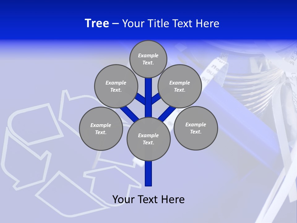 Cans Recycling Garbage PowerPoint Template