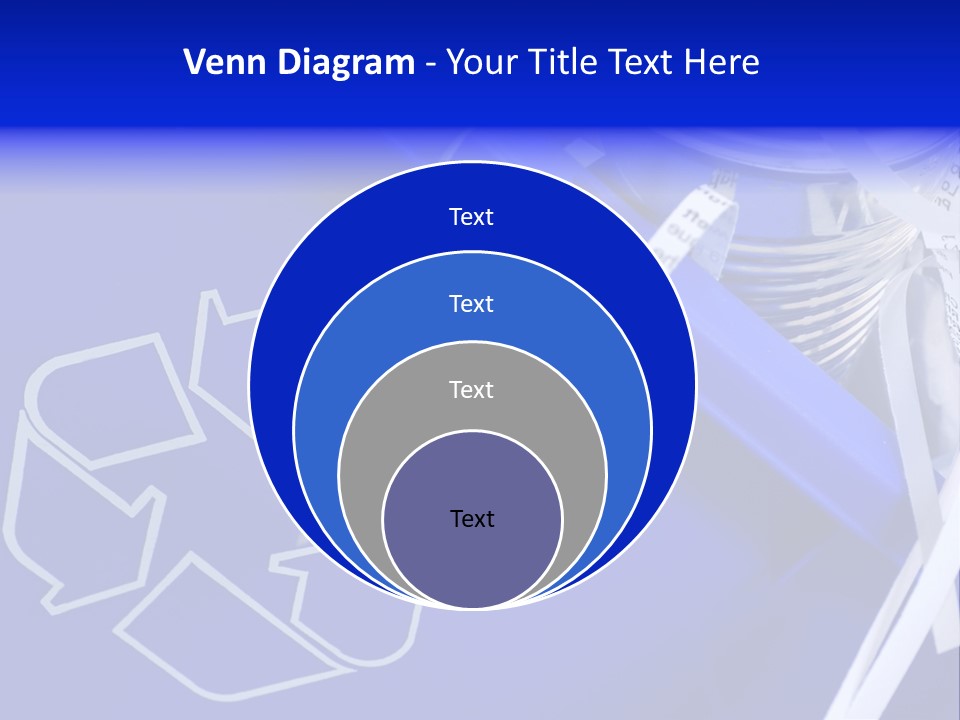 Cans Recycling Garbage PowerPoint Template