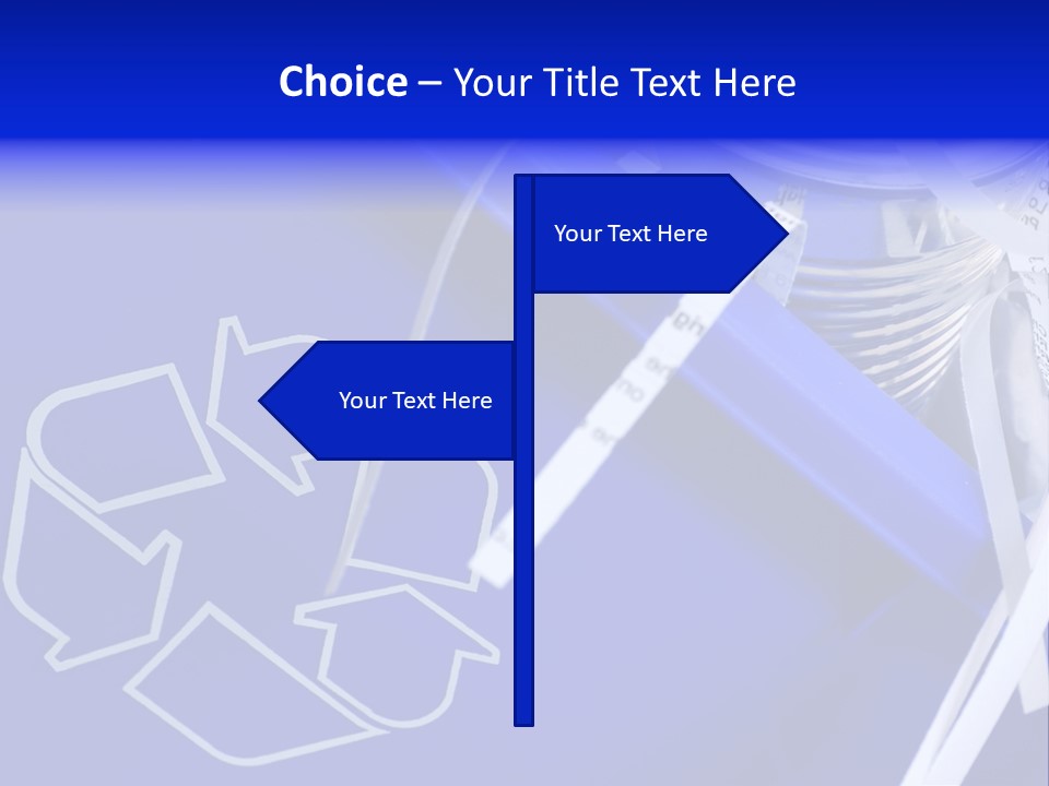 Cans Recycling Garbage PowerPoint Template