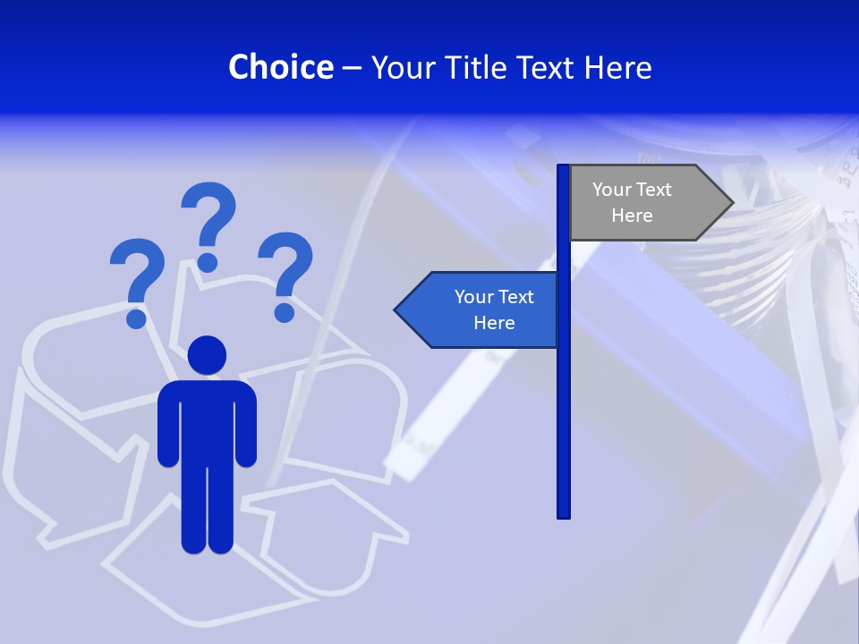 Cans Recycling Garbage PowerPoint Template