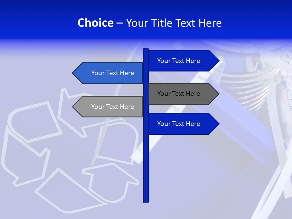 Cans Recycling Garbage PowerPoint Template