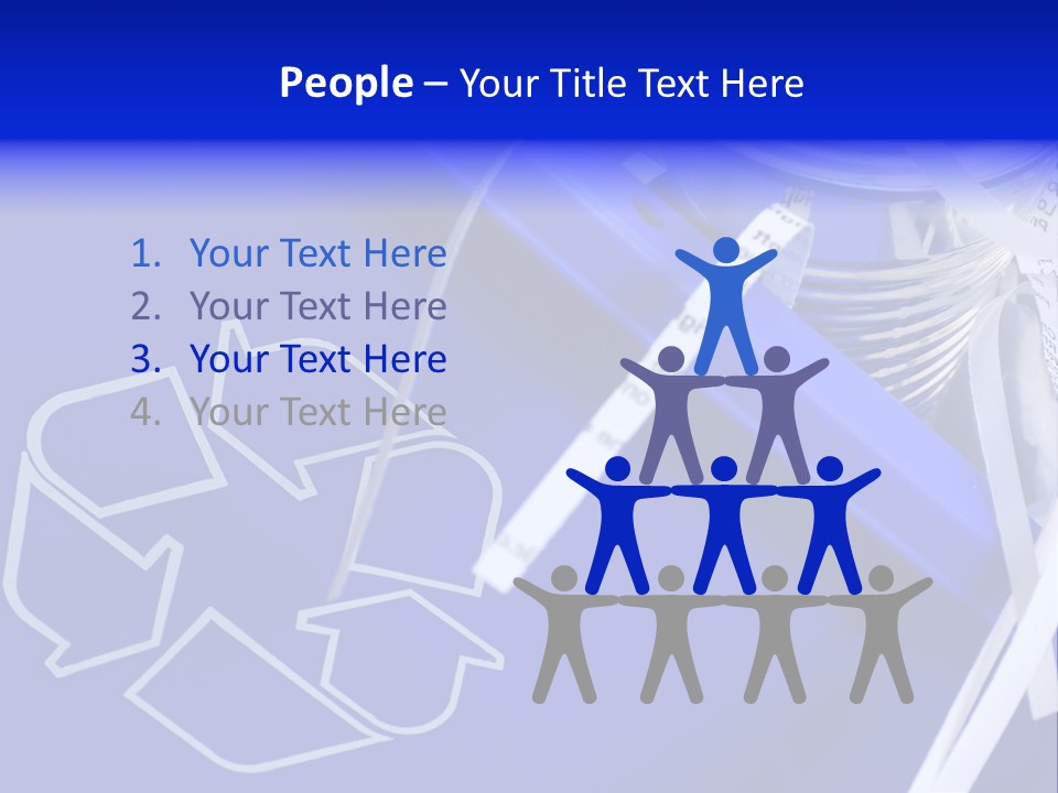 Cans Recycling Garbage PowerPoint Template