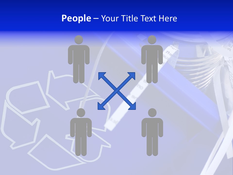 Cans Recycling Garbage PowerPoint Template