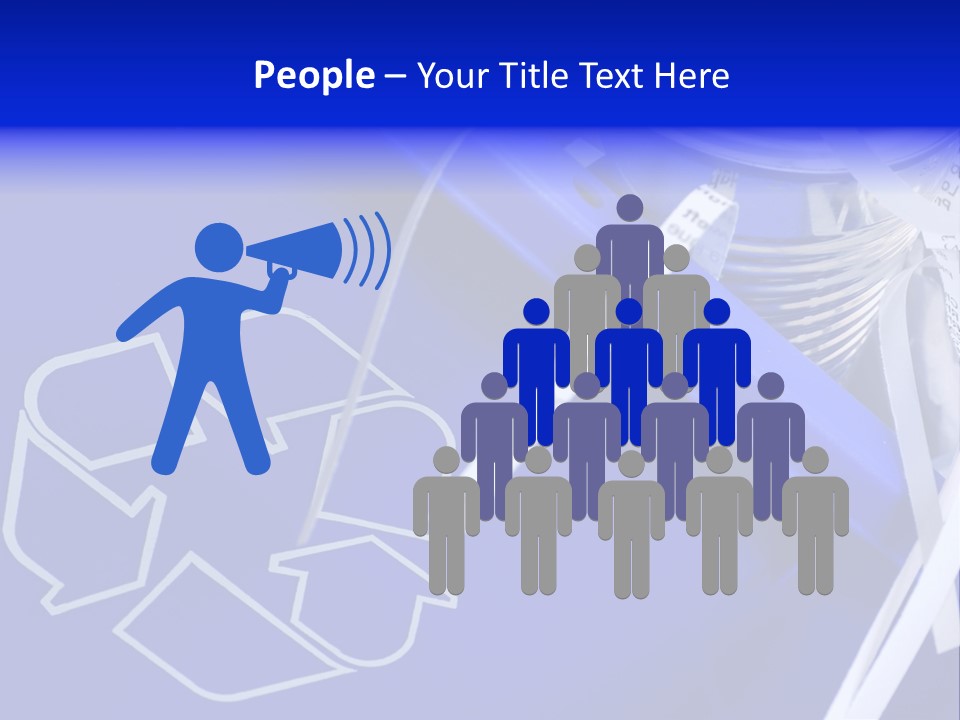 Cans Recycling Garbage PowerPoint Template